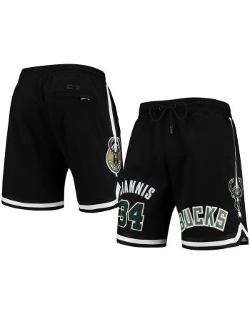 Giannis Antetokounmpo Milwaukee Bucks Player Shorts - Men, Black